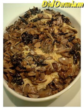 Spaghettis aux deux champignons