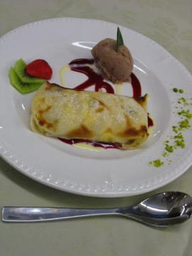 Croustillant poire-chocolat