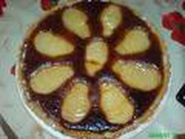 Tarte poire et chocolat