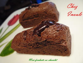 Mini-fondants au chocolat