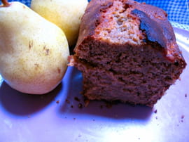 Cake aux poires et noix de p�can