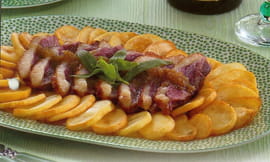 Magret de canard, sauce au miel