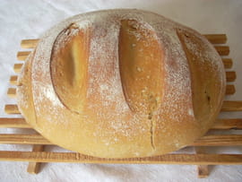 Pain de campagne en cocotte (� la machine � pain)