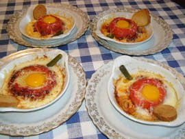 Tomates aux oeufs