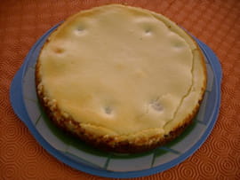 Cheesecake poire-chocolat blanc