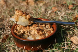 Crumble d automne poires et ch�taignes