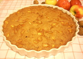 G�teau pommes et noix