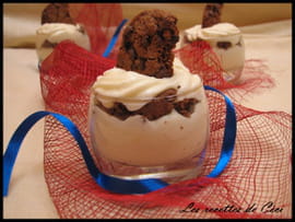 Mousse au lemon curd et cookies