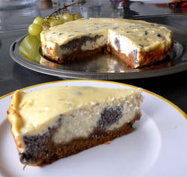 Cheesecake marbr� au pavot