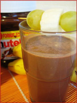 Smoothie banane-Nutella