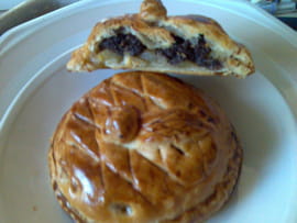 Feuillet�s aux pommes et boudin noir