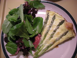 Tarte aux asperges