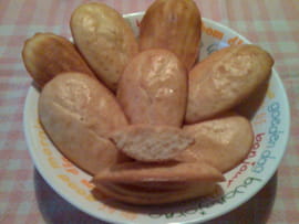 Madeleines sans sucre et sans beurre