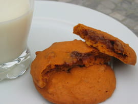 Cookies au potiron et au caramel au beurre sal�