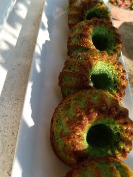 Financiers pistache coco
