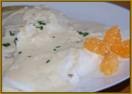 Filet de colin sauce mandarine