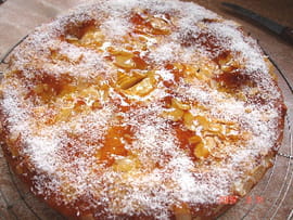 G�teau aux pommes et aux amandes, ar�me frangipane