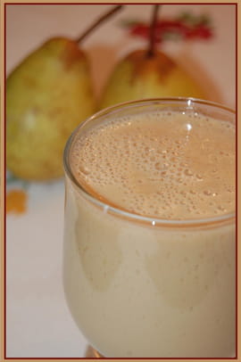 Smoothie poire-caramel