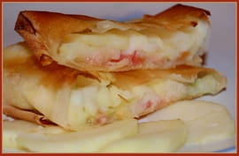 Bricks aux pommes et � la p�te d amande