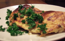 Omelette ch�vre et miel