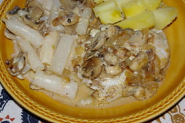 Filet de lieu � la normande