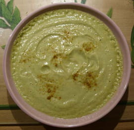 Soupe courgettes-endives au curry