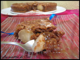 Fondant croustillant � la pralinoise et aux poires