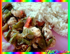 Wok de poulet aux l�gumes et aux noix de cajou