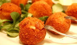 Boulettes fourr�es au fromage fondant