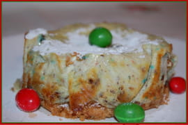 Petits cheesecakes aux M&M S