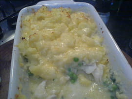 Gratin de poisson � l anglaise