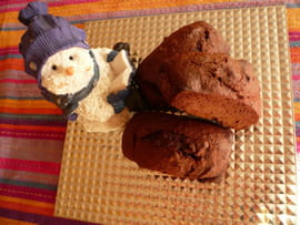 Mini pains d��pices au chocolat et aux noix