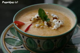 Soupe de ma�s piment�e