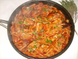 Coustous � la tomate et aux p�tes