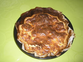 Quiche au sucuk (saucisson turc)