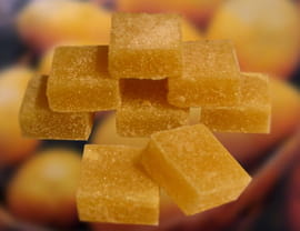 P�tes de fruits � la pomme de terre et � la vanille