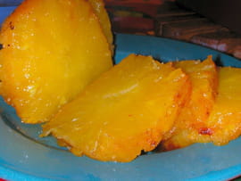 Ananas r�ti au caramel d �pices