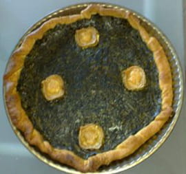 Tarte aux �pinards et au ch�vre