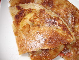 Cr�pes lev�es au jus de pommes