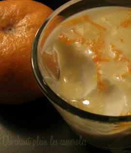 "Panna cotta" de petits-suisses � la mandarine