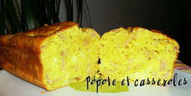 Cake jambon, ananas, ch�vre, �pices � colombo