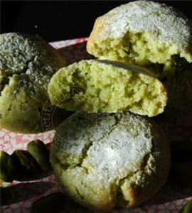 Amaretti fondants amande-pistache