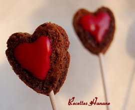 Coeurs en sucettes pour la Saint-Valentin