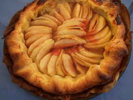 Tarte pomme-fraise