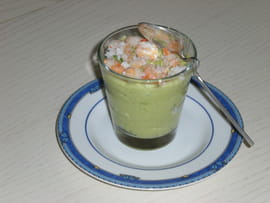 Mousse d avocat au crabe