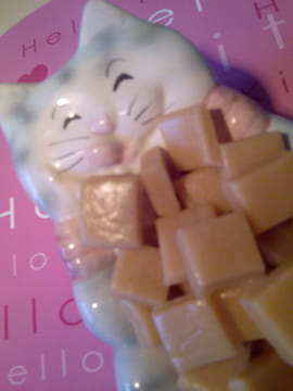 Bonbons de caramel au chocolat blanc
