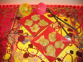 Raviolis chinois aux trois fromages