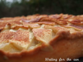 Tarte pommes cannelle et f�ve tonka