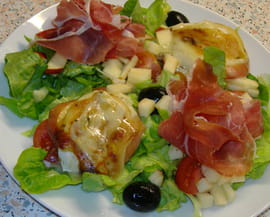 Salade au rocamadour