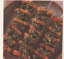 Escargots en brochettes